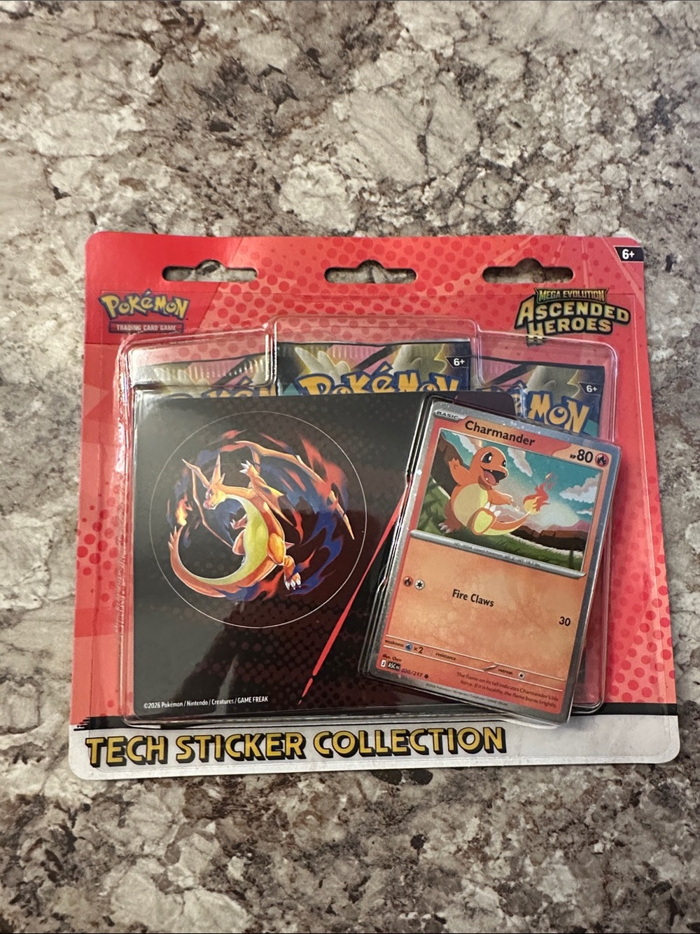 Tech Sticker Collection Charmander Set